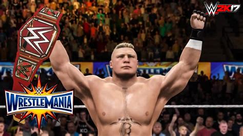 Wwe 2k17 Wrestlemania 33 Full Show Highlights Youtube