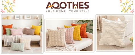 Amazon AQOTHES Pack Of 2 Fall Orange Decorative Throw Pillow