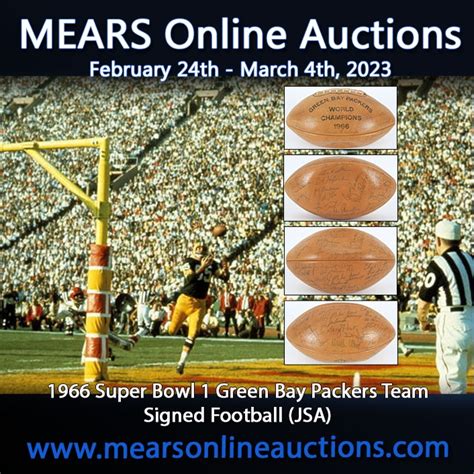 Lot Detail 1966 Green Bay Packers Super Bowl I World Champions Team