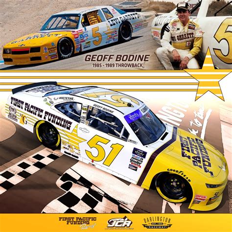 Jeremy Clements Racing, First Pacific Funding to salute Geoff Bodine ...