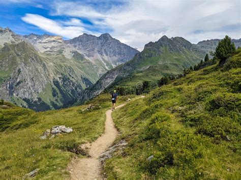 Trail Running in the Valais Alps. Beautiful Hiking Trails in ...