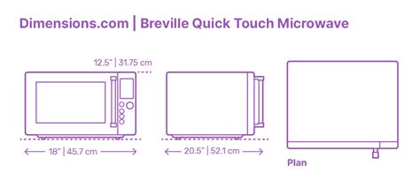 Microwaves Dimensions Drawings Dimensions