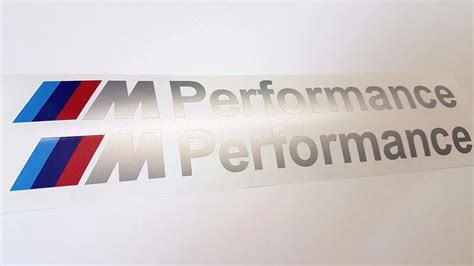 Bmw Logo M Performance Dekaler Stickers Pack Gr Autostyling Stockholm