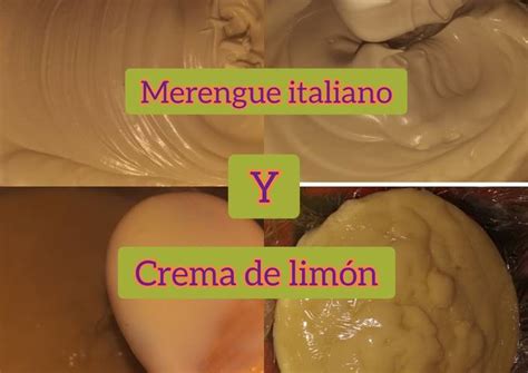 Merengue Italiano Y Crema De Limón🍋 Paso A Paso Receta De Yangri