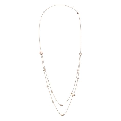 Double Strand 6mm Pearl with Mother-of-Pearl Gaming Counter Necklace