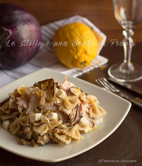 Pasta Fredda Con Melanzane Grigliate Prosciutto E Feta Ricetta Ed