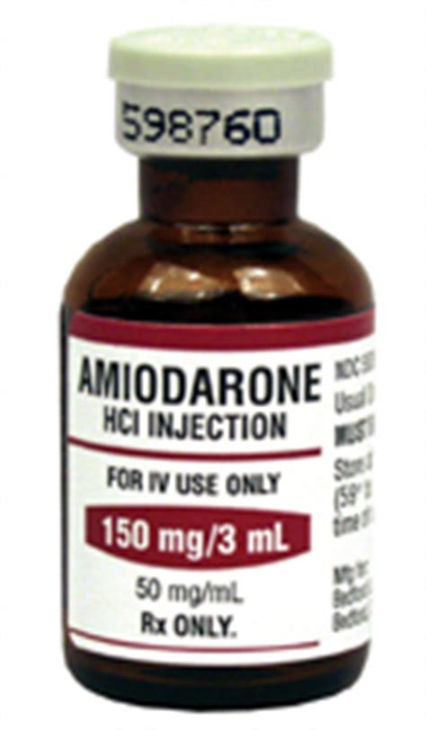 Greater Miami Valley EMS Council - Virtual Drug Bag - Amiodarone