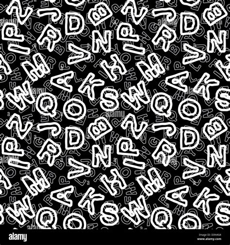 Letras Blancas En Fondo Negro Ilustración Del Vector 45 OFF