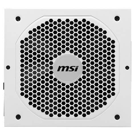 Msi Mpg A Gf W Gold Fully Modular Atx Power Supply White