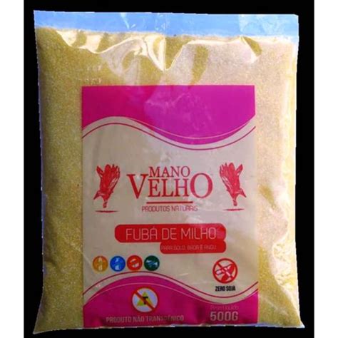 Fuba Mano Velho 500G Milho produto Não transgênico Super Veneza