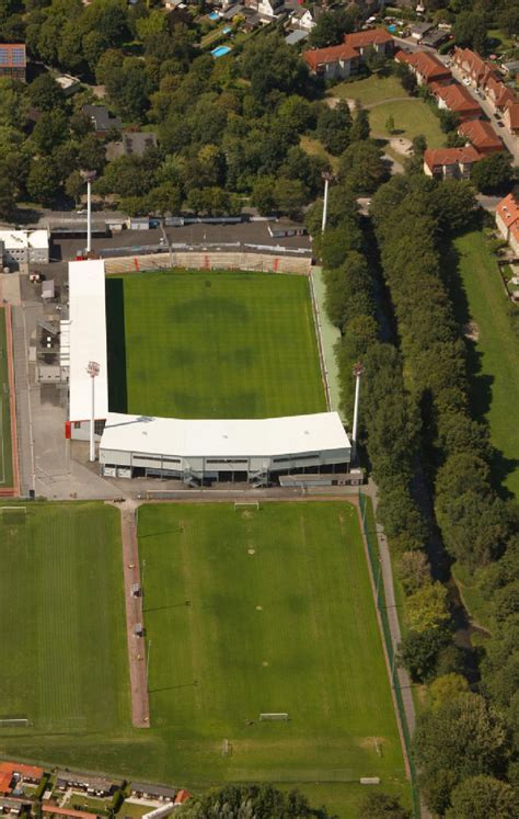 Luftbild Ahlen Wersestadion Heimstätte von Rot Weiss Ahlen