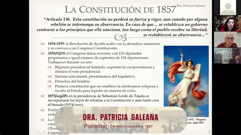 Constitucionalismo Mexicano Dra Patricia Galeana YouTube