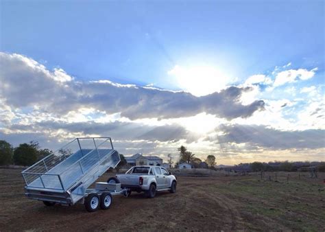 10X5 10X6 12X7 Hot Dipped Galvanized Hydraulic Tipper Box Utility Car