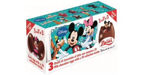 Milk Chocolate Egg With A Surprise Mickey Mouse 3 X 20g Zaini