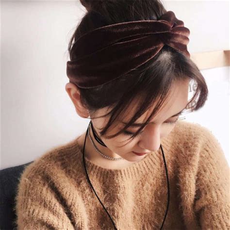 Buy Women Headband Twist Hairband Bow Knot Cross Tie U Shape Headwrap Hair Band Hoop At