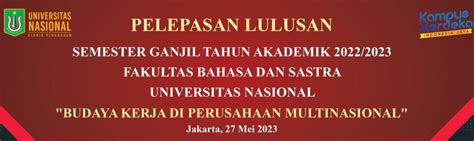 Lepas Lulusan Fakultas Bahasa Dan Sastra Lakukan Yudisium Semester