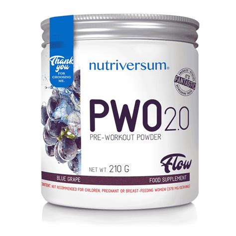 PWO 2 0 PRE WORKOUT De NUTRIVERSUM Vivaelmusculo