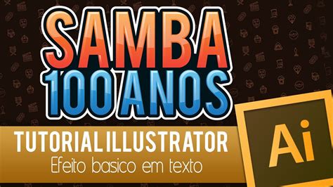 Efeito B Sico Em Texto Tutorial Illustrator Youtube