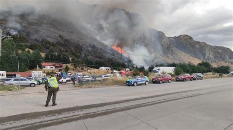 Alerta Amarilla En Coyhaique Por Incendio Forestal En Cerro Mackay