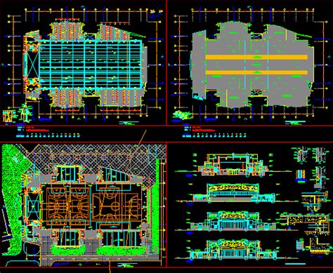 Sports Coliseum Dwg Full Project For Autocad Designs Cad