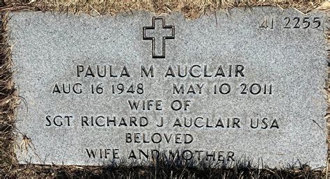 Paula Mary Michniewicz Auclair (1948-2011) - Find a Grave Memorial