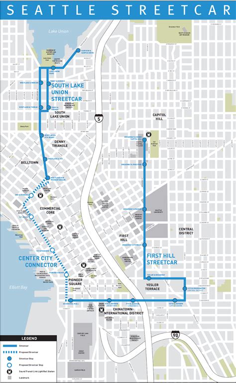 Seattle Streetcar Guide: Hours, Map, Things To Do At Each Station ...