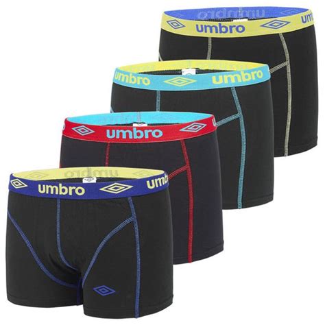 Boxer Homme Coton Umbro Lot De Confortable Et Color Multicolore