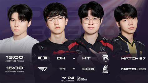 Bình Luận Tiếng Việt Dk Vs Kt T1 Vs Fox Tuần 9 Ngày 4 Lck Mùa Hè