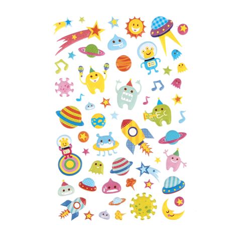 Space Puffy Stickers | Hobbycraft