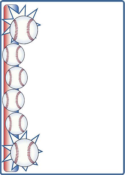Baseball Themed Border