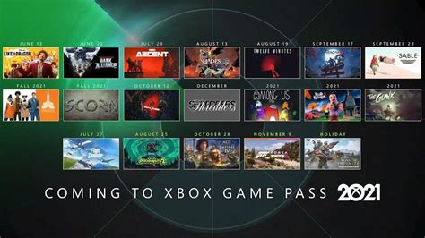 Microsoft Confirms 19 Games For Xbox Game Pass In 2021