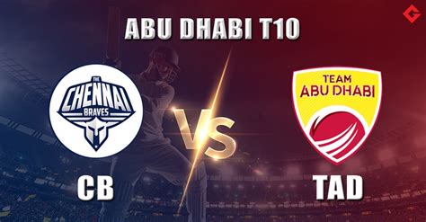 Cb Vs Tad Dream Prediction Abu Dhabi T Match Best Fantasy Picks