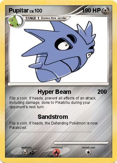 Pokémon Pupitar 40 40 - Hyper Beam - My Pokemon Card