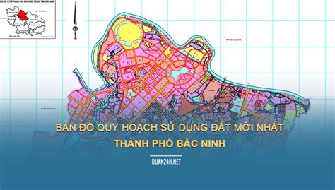 Bản đồ quy hoạch Thành phố Bắc Ninh năm 2025