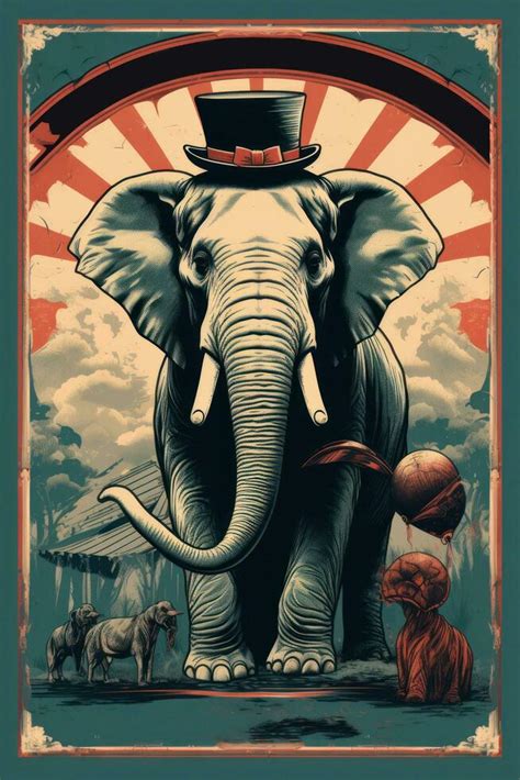 Vintage circus poster 27546841 Stock Photo at Vecteezy