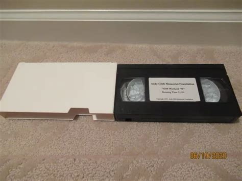 RARE 1994 ANDY Gibb Memorial Foundation VHS Video Barry Robin Maurice