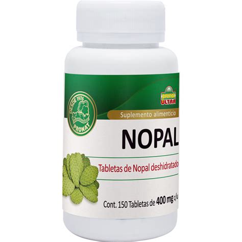 Nopal Deshidratado Pronat 150 Tabletas De 400 Mg Jung Real Food