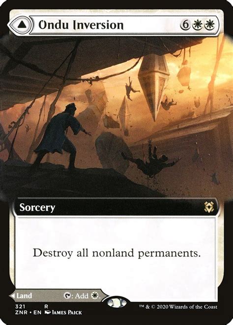 Ondu Inversion Ondu Skyruins Extended Zendikar Rising Near