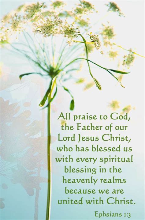 All Praise To God The Father Of Our Lord Jesus Christ Who Has Blessed