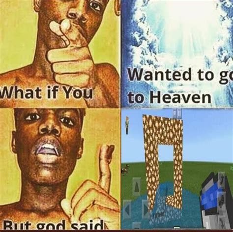 What There S Heaven In Minecraft I Need To Check It Right Now R