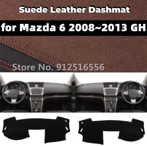 For Mazda 6 2008 2013 GH Atenza Mazda6 Wagon Car Suede Dashmat Dash Mat