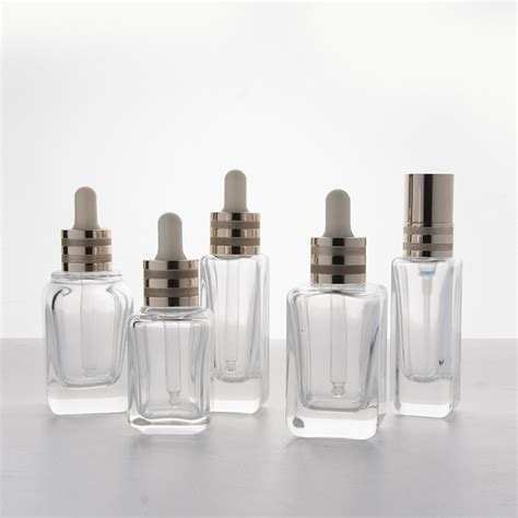 Glass Skin Care Ml Ml Luxury Cosmetic Airless Square Serum Bottle