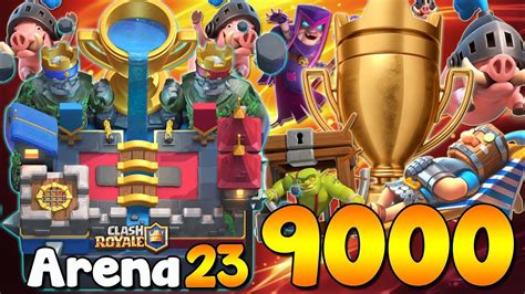 EL MEJOR MAZO PARA SUBIR A ARENA 23 9000 COPAS En CLASH ROYALE ARENA