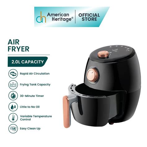 American Heritage L Air Fryer Ahaf Shopee Philippines