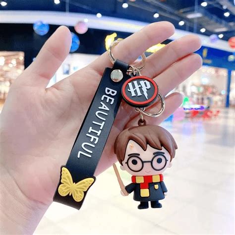 Harry Potter Keychain Holder Pendant Chain •