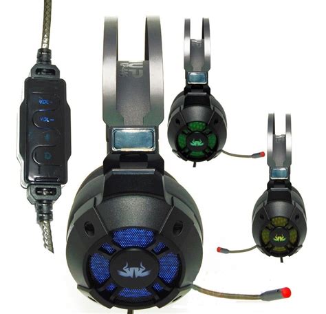 Fone Headset Gamer 7 1 USB Pc Vibration Extreme Knup Kp 446