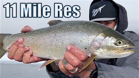 Ice Fishing Colorados Infamous Eleven Mile Reservoir For Trout Youtube