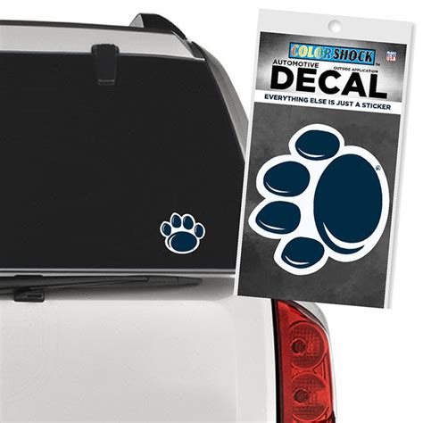 Nittany Lion Paw Print Decal Sticker