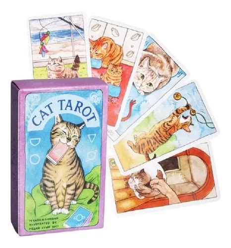 78 Cartas De Tarô Dos Gatos Cat Tarot Jogo De Baralho MercadoLivre