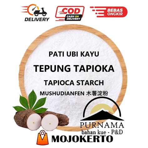 Jual Tepung Pati Ubi Kayu Gr Pure Cassava Tapioca Singkong Sampa